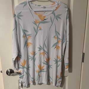 Tribal Jeans floral print top